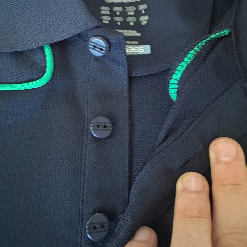 Adidas Mexico Vintage Training Polo Men's Size: Small Color: Navy - Picture 5 of 8